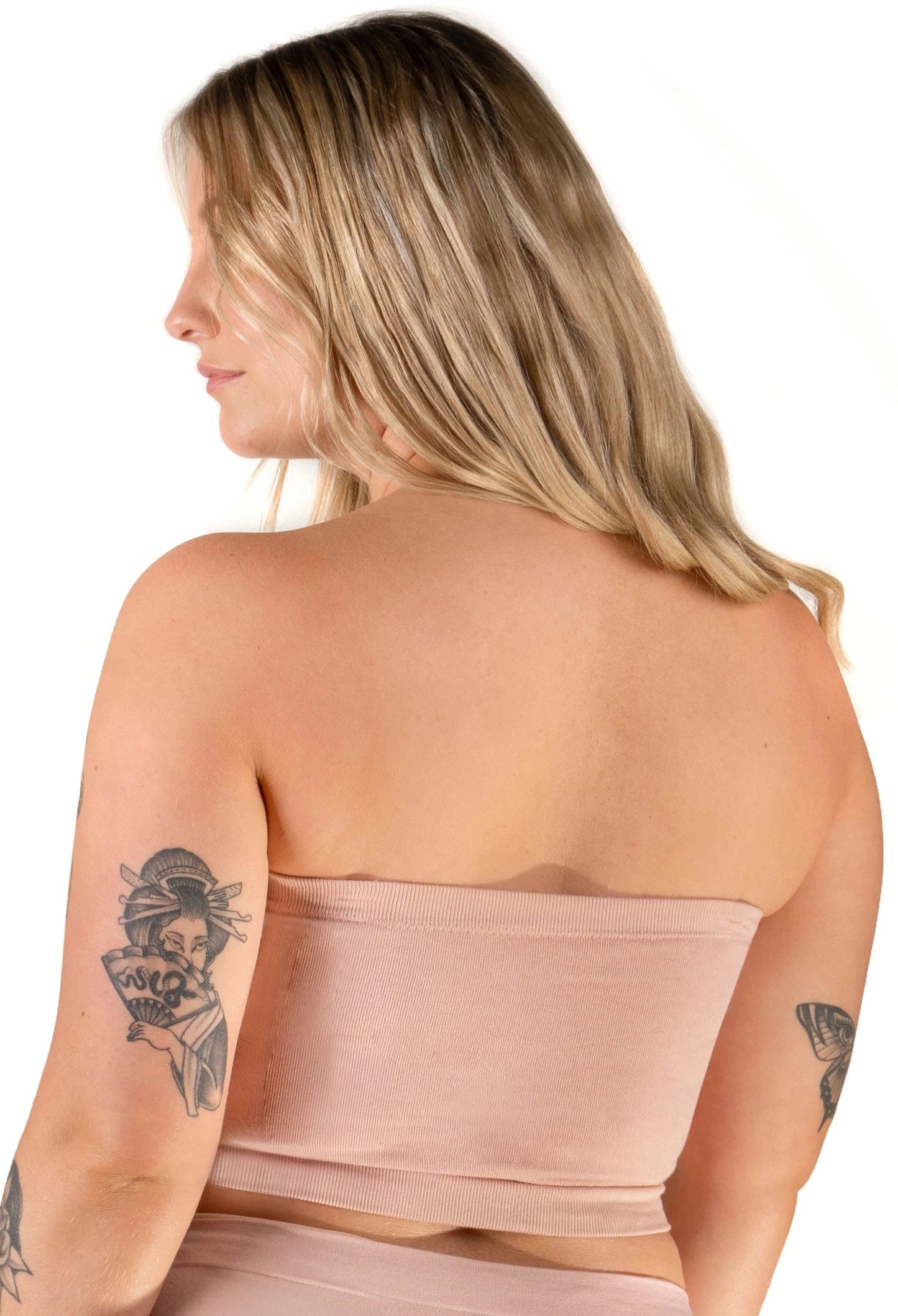 Evamom - Strapless Nursing Bra – Invisible Bandeau Breastfeeding Bra for Hands-Free & Discreet Access