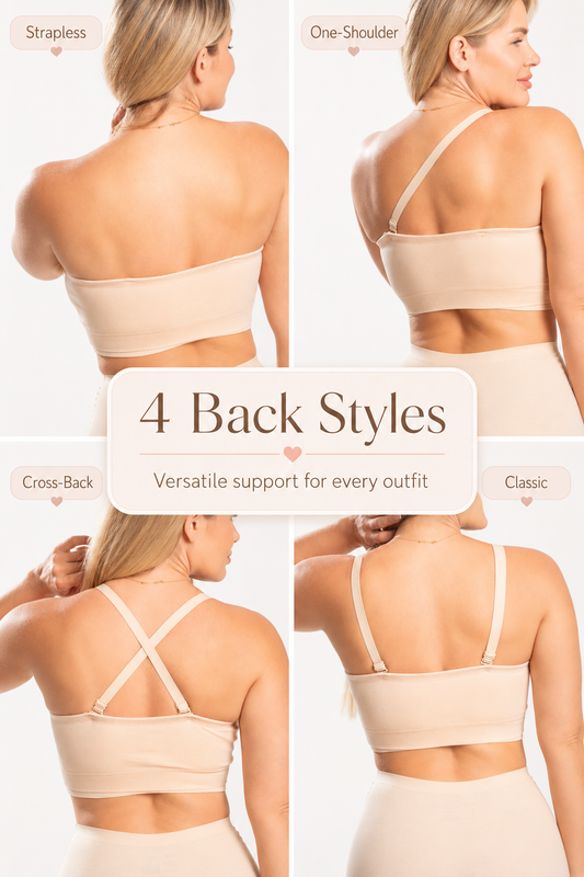 Evamom Strapless Nursing & Pumping Bandeau Bra