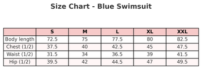🌊 Evamom - Breastfeeding Swimsuit – Striped Blue Confidence