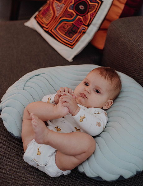 Evamom - Inflatable Nursing Pillow - Comfort That Travels With You